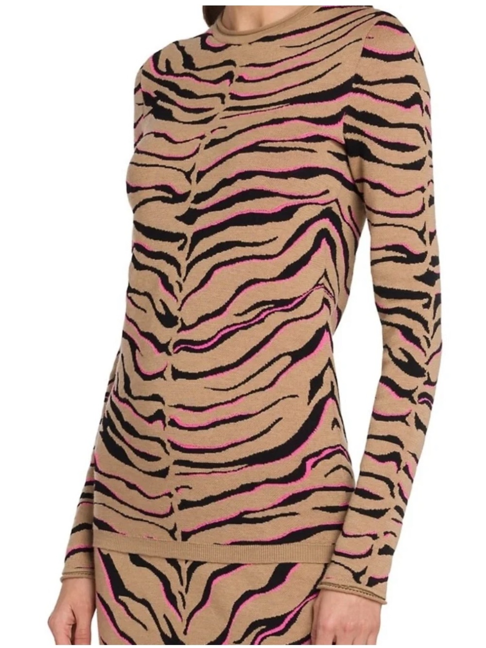STELKA MCCARTNEY BODY CON MOCK SWEATER SKIRT SET